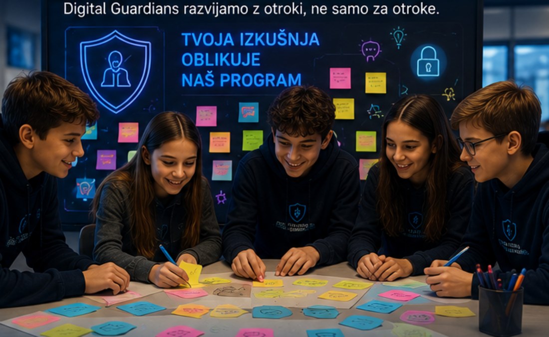 Učenci soustvarjajo program v okviru Digital Guardians Youth Panela